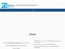 Tablet Screenshot of klimatex.pl